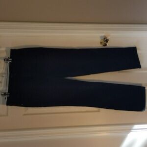 Talbots Black Straight Leg Corduroy Trousers